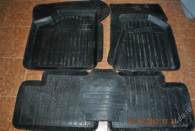Лот: 2201483. Фото: 1. Комплект резиновых ковриков для... Чехлы, коврики, оплетки руля