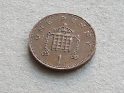 Лот: 19010347. Фото: 1. Монета 1 пенни Великобритания... Европа