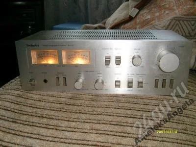 Лот: 435340. Фото: 1. Усилитель Technics SU-211 с одной... Усилители, эквалайзеры