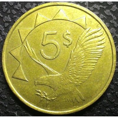 Лот: 18731846. Фото: 1. Намибия 5 долларов 2012. Африка