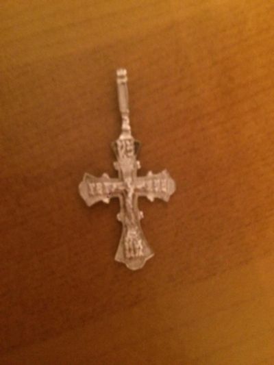 Лот: 8072760. Фото: 1. крестик. Разбираем шкафы! Все... Кулоны, подвески