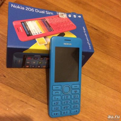 Лот: 12988911. Фото: 1. Nokia 206 Dual Sim. Кнопочные мобильные телефоны