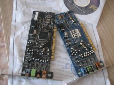 Лот: 5038320. Фото: 1. 2 звуковые каты одним лотом. Звуковые карты