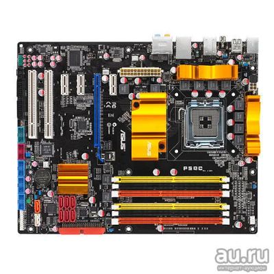 Лот: 13025791. Фото: 1. Asus p5qc + Intel® Xeon® E5450... Материнские платы
