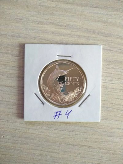 Лот: 19107131. Фото: 1. монета KM#64a 50 центов Багамские... Америка