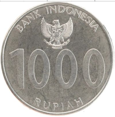 Лот: 21349136. Фото: 1. Индонезия, 1000 рупий 2010 года... Азия