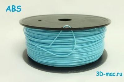 Лот: 4962091. Фото: 1. Пластик ABS для 3d принтера, Голубой. Картриджи, расходные материалы