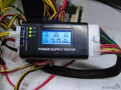 Лот: 6031807. Фото: 1. ATX Power supply tester универсальный... Инструменты и оборудование