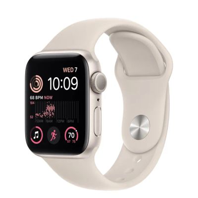 Лот: 16647788. Фото: 1. Apple Watch Series SE 2 44mm Starlight. Смарт-часы, фитнес-браслеты, аксессуары