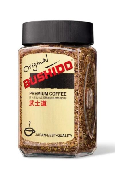 Лот: 20824780. Фото: 1. Кофе Bushido original 100гр... Чай, кофе, какао