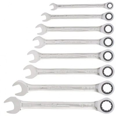 Лот: 24090052. Фото: 1. Набор комбинированных трещоточных... Ручной инструмент