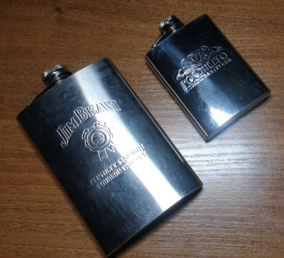 Лот: 25887339. Фото: 1. Фляжки из нержавейки. Посуда для туристических походов, пикников