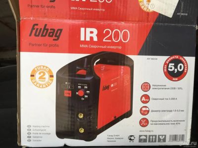 Лот: 16149988. Фото: 1. сварочный аппарат Fubag IR 200. Сварочные аппараты