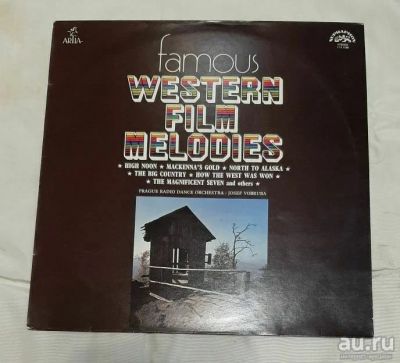 Лот: 18328987. Фото: 1. Famous western film melodios. Аудиозаписи