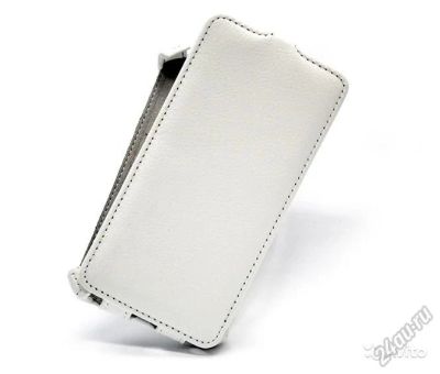 Лот: 5955960. Фото: 1. Чехол-книжка Sony Xperia E4g Белый. Чехлы, бамперы
