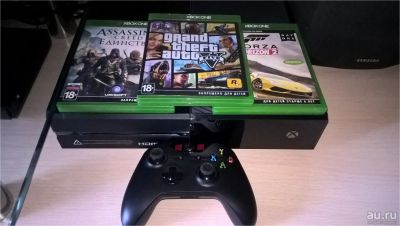 Лот: 7413947. Фото: 1. X-Box One 500Gb + 3 игры на дисках... Игровые приставки, консоли