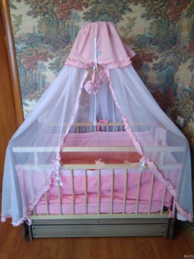 Лот: 12994955. Фото: 1. Детская кроватка. Детские кровати и кроватки