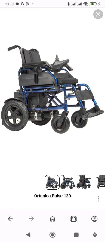 Лот: 22171654. Фото: 1. Инвалидная коляска с электроприводом. Реабилитация, уход за больными