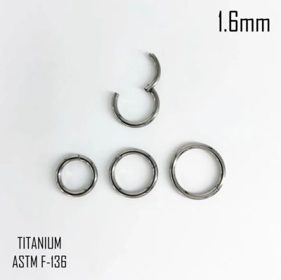 Лот: 19532081. Фото: 1. Новый пирсинг кольцо Титан 12мм. Кольца, перстни