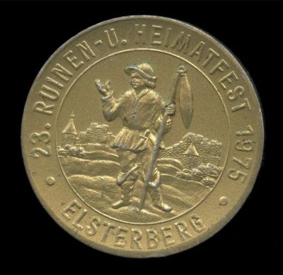 Лот: 20528619. Фото: 1. Германия 1975 Медаль жетон Эльстерберг... Сувенирные