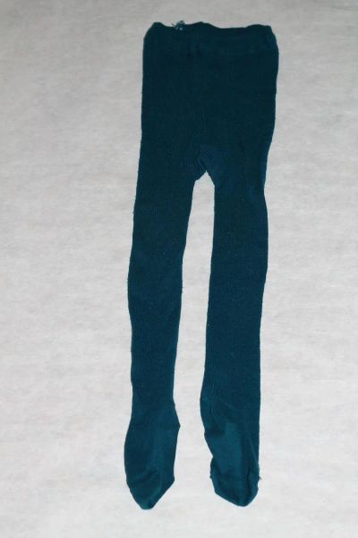 Лот: 5258387. Фото: 1. Тёмно зелёные колготки. Носки, колготки