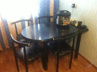 Лот: 2913812. Фото: 1. Стол и стулья кухня б\у. Столы, стулья, обеденные группы