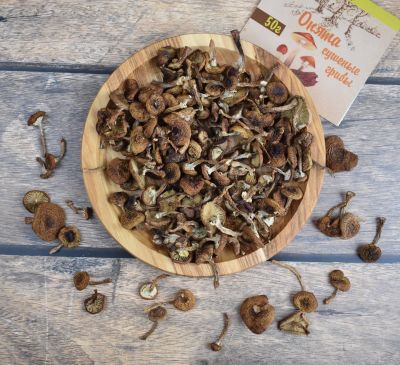 Лот: 25887099. Фото: 1. Грибы сушеные. Опята 100г. Сбор... Грибы