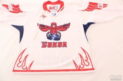 Лот: 13424195. Фото: 1. Джерси ХК Сокол (подростковая... Спортивная символика и атрибутика