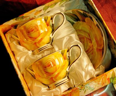 Лот: 3307058. Фото: 1. Новый подарочный чайный набор... Кружки, стаканы, бокалы