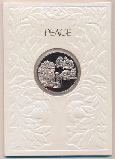Лот: 11365224. Фото: 1. США Медаль Peace Мир Цитата из... Сувенирные