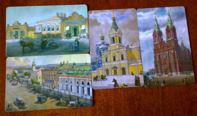Лот: 1299200. Фото: 1. 4 карты телефонные Старый Челябинск. Телефонные, пластиковые карты