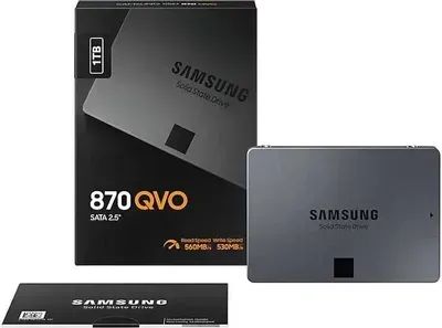 Лот: 21436218. Фото: 1. SSD накопитель Samsung 870 QVO... SSD-накопители