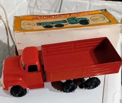 Лот: 25885494. Фото: 1. Игрушка машина СССР заводной грузовик... Игрушки