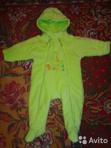 Лот: 6512073. Фото: 1. Комбез весна-осень 6-9 месяцев... Верхняя одежда