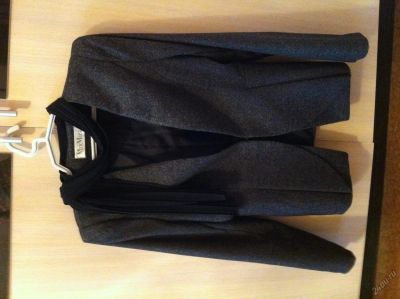 Лот: 5622670. Фото: 1. Пиджак приталенный темно-серого... Пиджаки, жакеты, жилеты