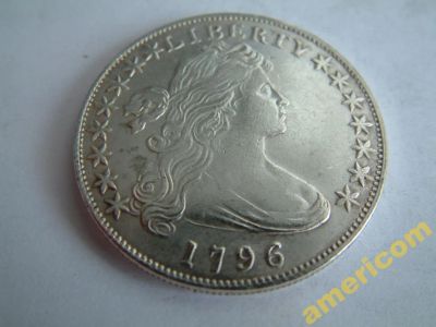 Лот: 5831757. Фото: 1. США - 1 доллар - Liberty - 1796... Америка