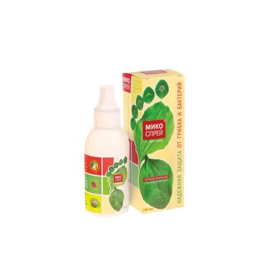 Лот: 25673402. Фото: 1. Микоспрей спрей для ног антибактериальный... Лекарства