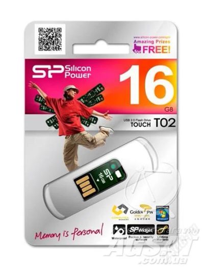 Лот: 2144289. Фото: 1. FLASH USB 2.0 Silicon Power T-02... USB-флеш карты