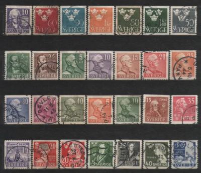 Лот: 25882893. Фото: 1. Швеция 1938-51_005. Марки