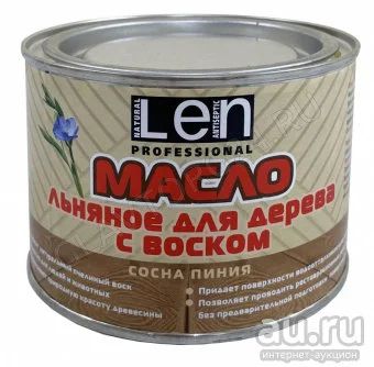 Лот: 18375323. Фото: 1. Масло льняное с воском "LEN... Краски, лаки, растворитель