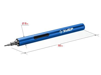 Лот: 16480228. Фото: 1. Отвертка для точных работ ЗУБР... Электроинструмент