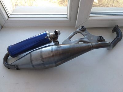 Лот: 14800604. Фото: 1. глушитель скутера Honda Dio 34-35. Запчасти