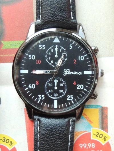Лот: 21510015. Фото: 1. Часы наручные кварцевые "Geneva... Оригинальные наручные часы