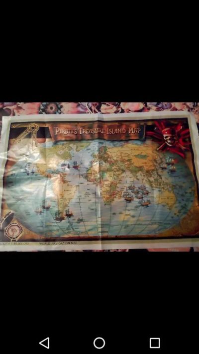 Лот: 20944123. Фото: 1. Карта мира. Пираты. Детские настольные игры