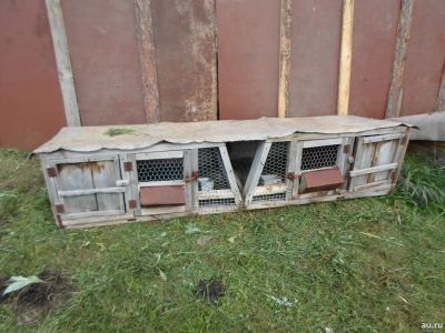 Лот: 16509141. Фото: 1. Продам б.у кролятник. Домики, переноски, клетки, когтеточки