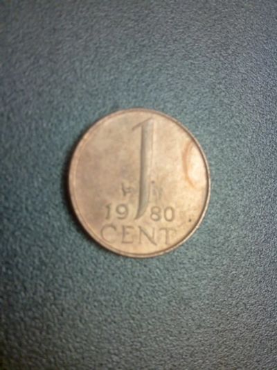 Лот: 8421882. Фото: 1. 1 цент 1980 год Нидерланды. Европа