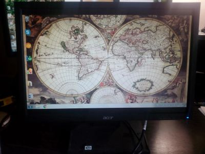 Лот: 9860963. Фото: 1. Монитор 19 широкоэкранный Acer... ЖК-мониторы