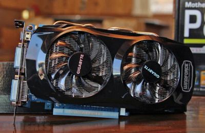 Лот: 7098761. Фото: 1. Gagabyte gtx560ti/1gddr5/256bit. Видеокарты