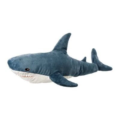 Лот: 10923582. Фото: 1. Мягкая игрушка, акула. Икеа Блохэй... Мягкие