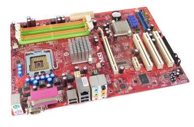 Лот: 16979708. Фото: 1. Материнская плата MSI P31 NEO... Материнские платы